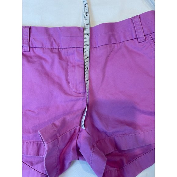 J. Crew Womens Broken-In Chino Shorts 100% Cotton Mid Rise Purple Pink Size 2 - Picture 4 of 8